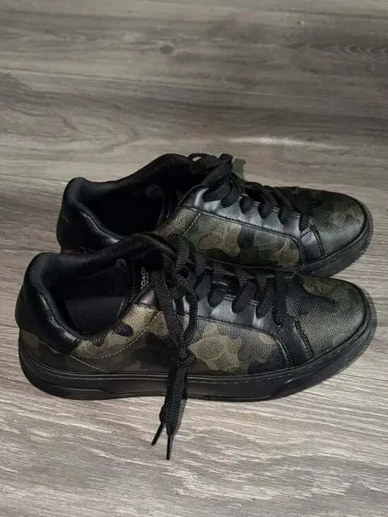 Coach Men's High Line Sneaker in Signature Camo Print - Picture 3 of 8